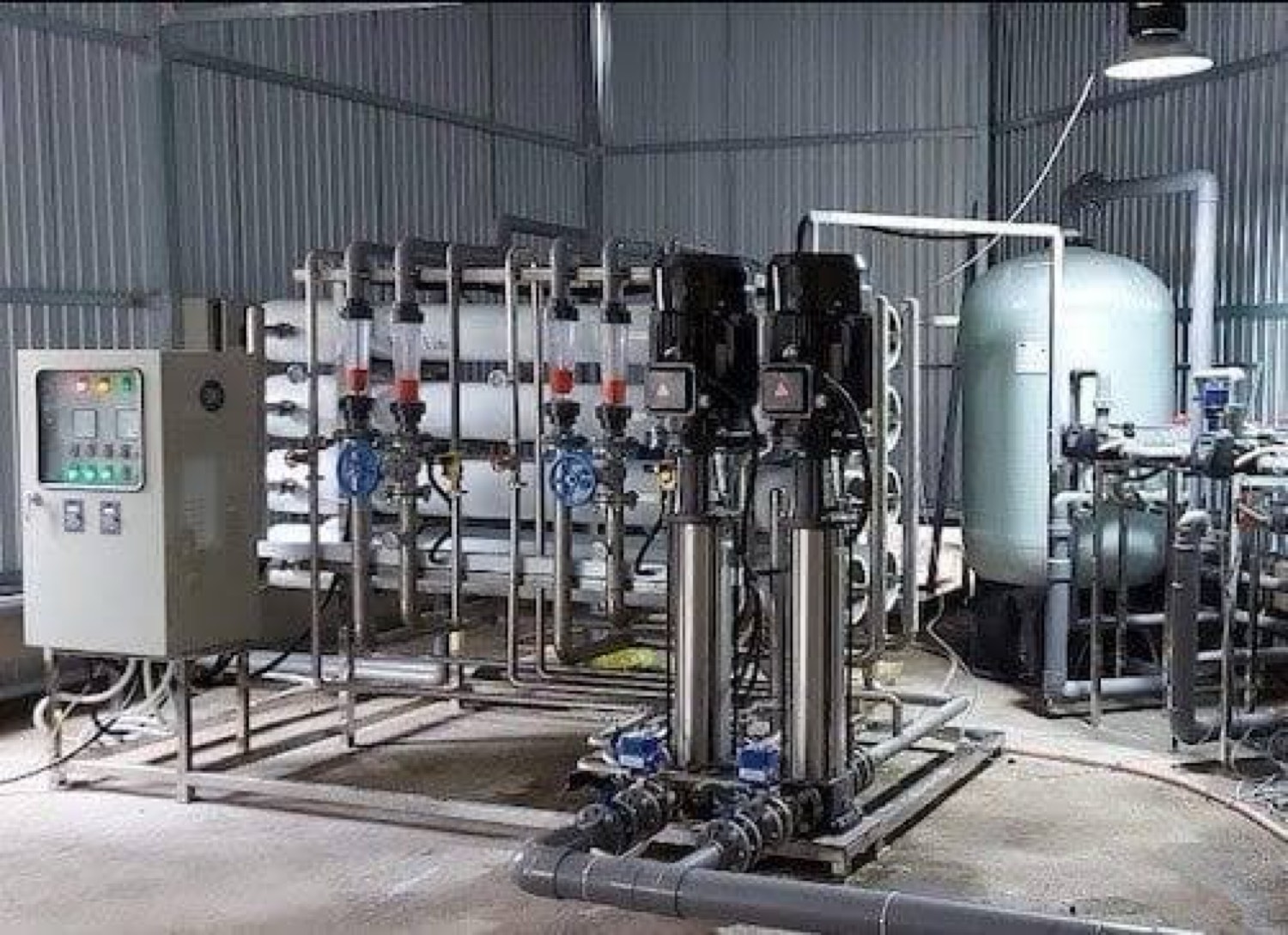 Hệ thống lọc nước công nghiệp nhà xưởng