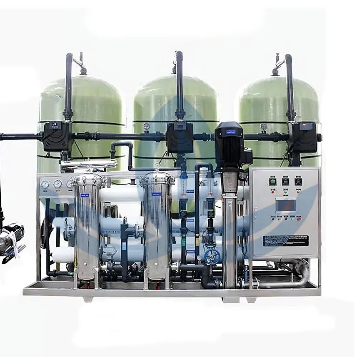 Hệ thống RO với cột lọc composite
